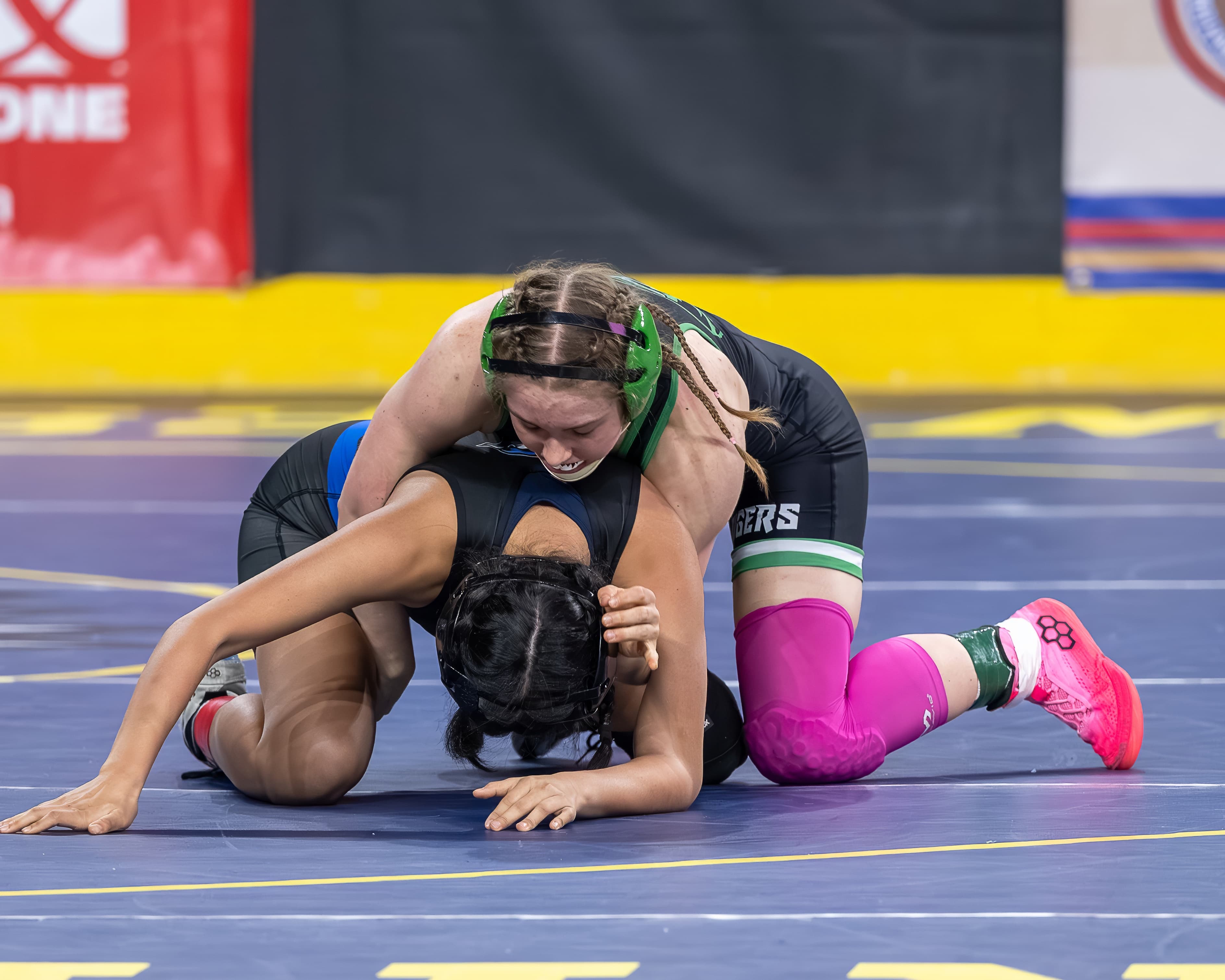 Floor choreography — athlete fully committed