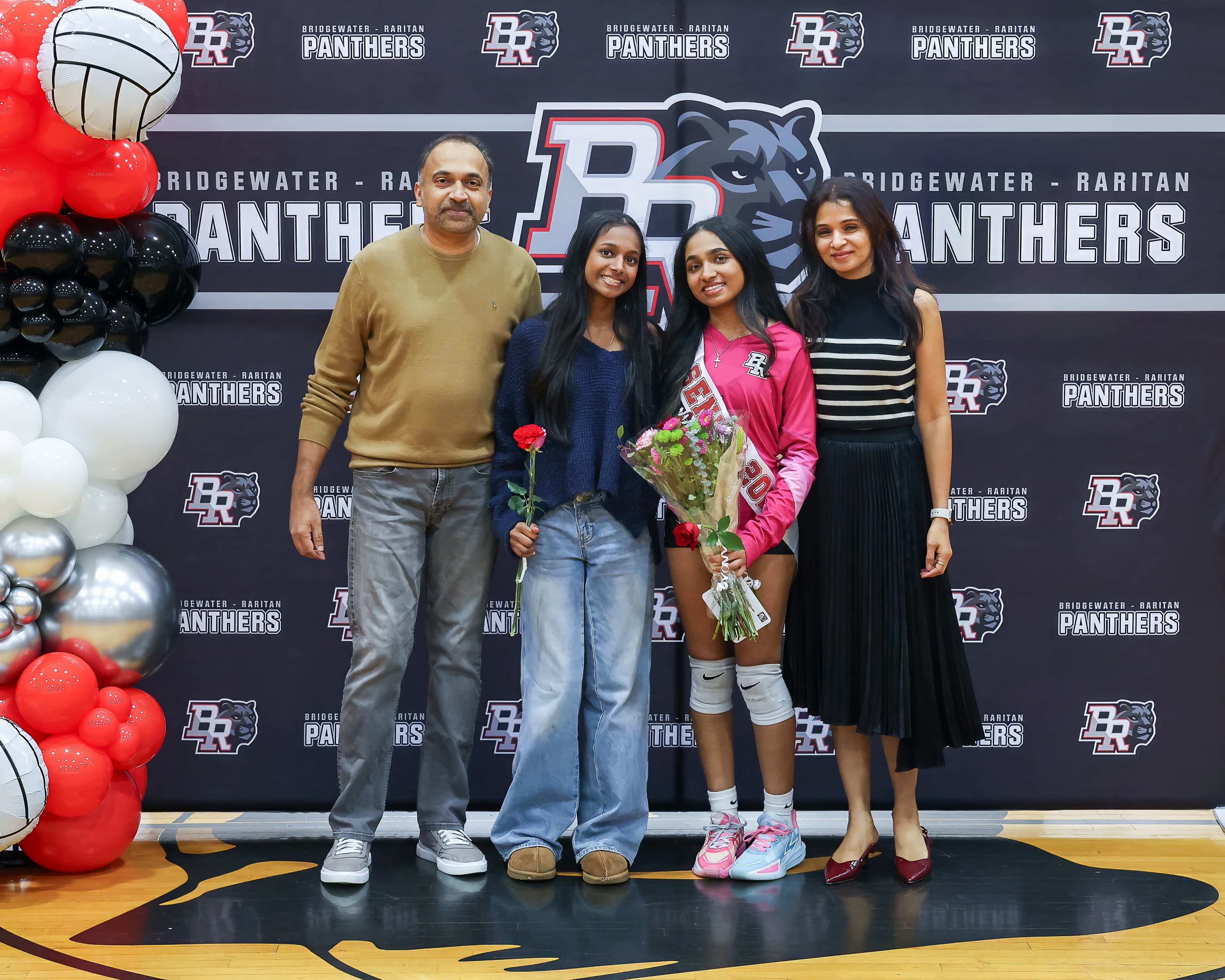 Sr Night recognition ceremony on the court